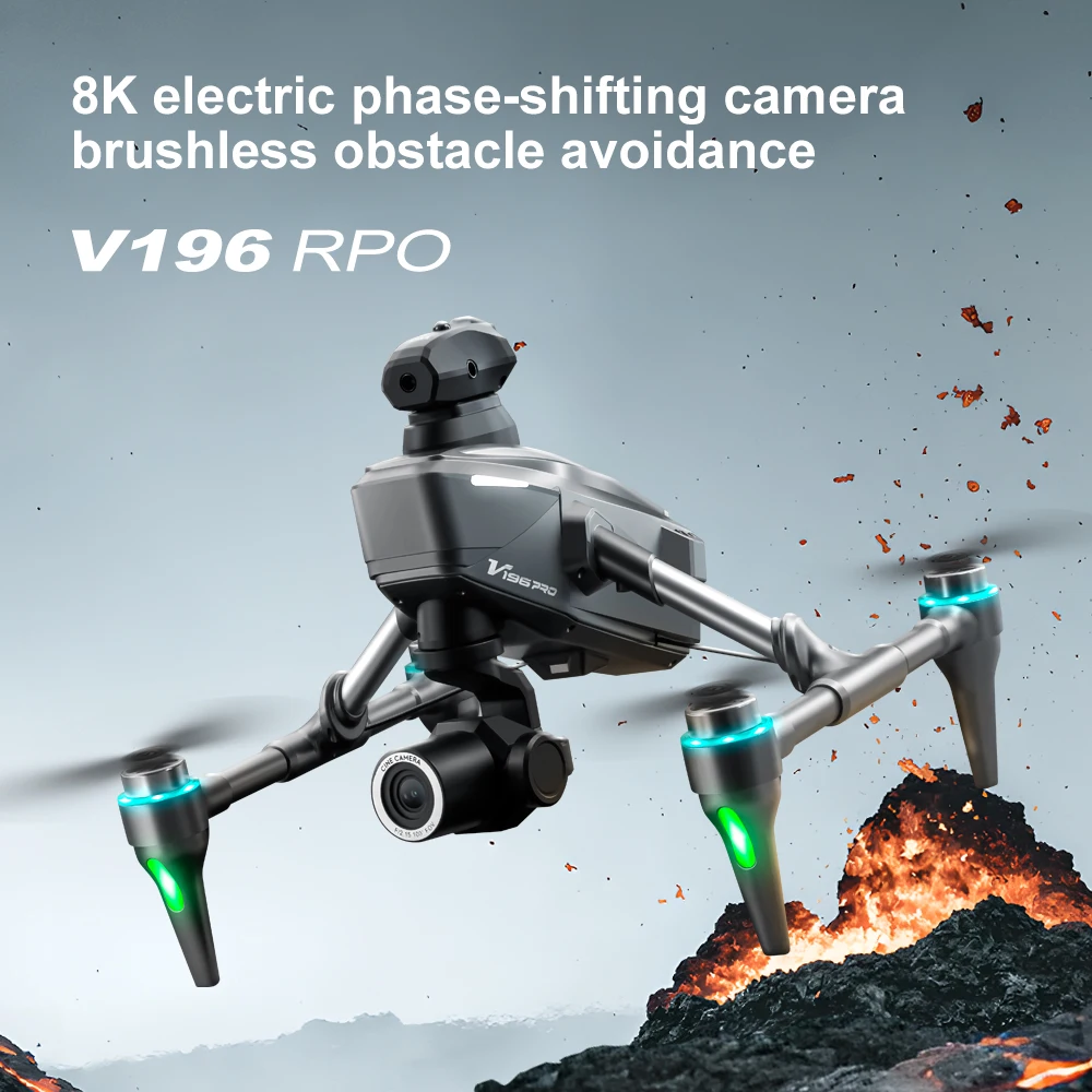 Description Picture 3 of itemFor Iconic Brand New V196 Drone GPS with 8k professional With Wide Angle HD camera Obstacle Avoidance Optical flow Foldable Quadcopter