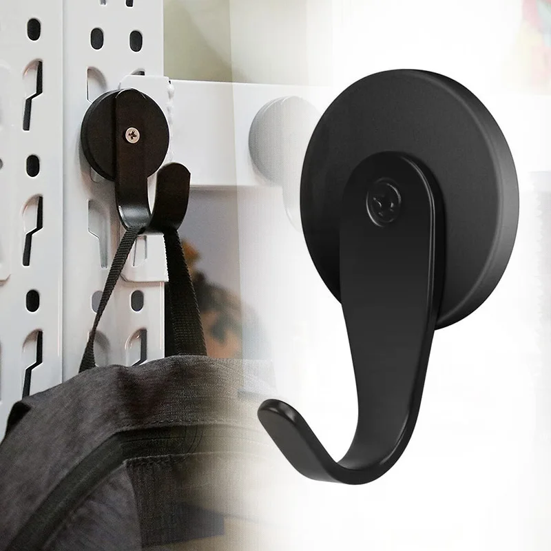 Heavy Duty Magnetic Hook Strong Magnets Hanger Hook for Home Refrigerator Kitchen Bathroon Key Holder