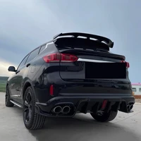 Hatchback SUV Cars Rear Roof Trunk Lid Spoiler Wings 130CM Universal Fit Mostly Vehicle ABS Black Carbon White Accessories Parts 3