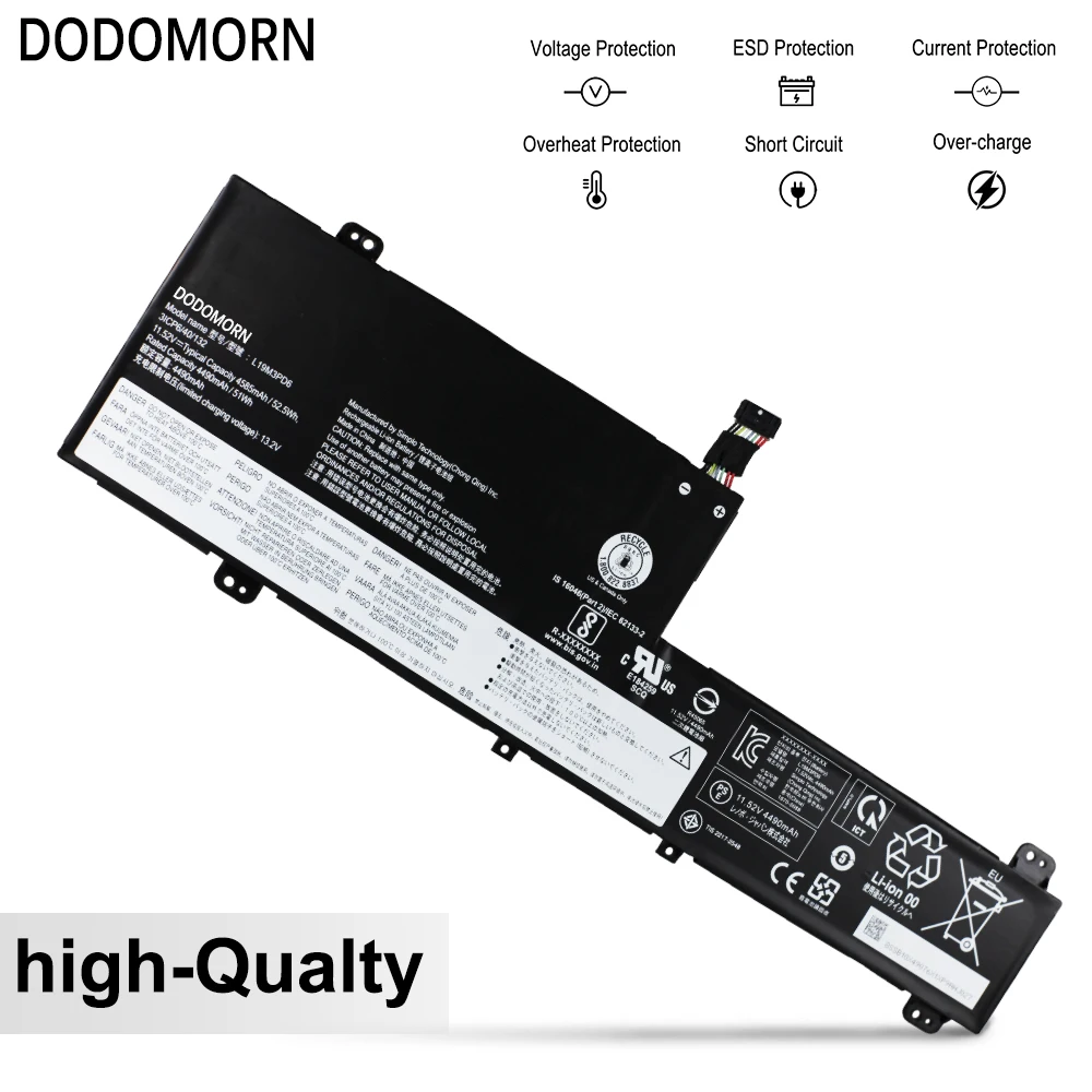 DODOMORN L19M3PD6 Bateria Para Lenovo IdeaPad Flex