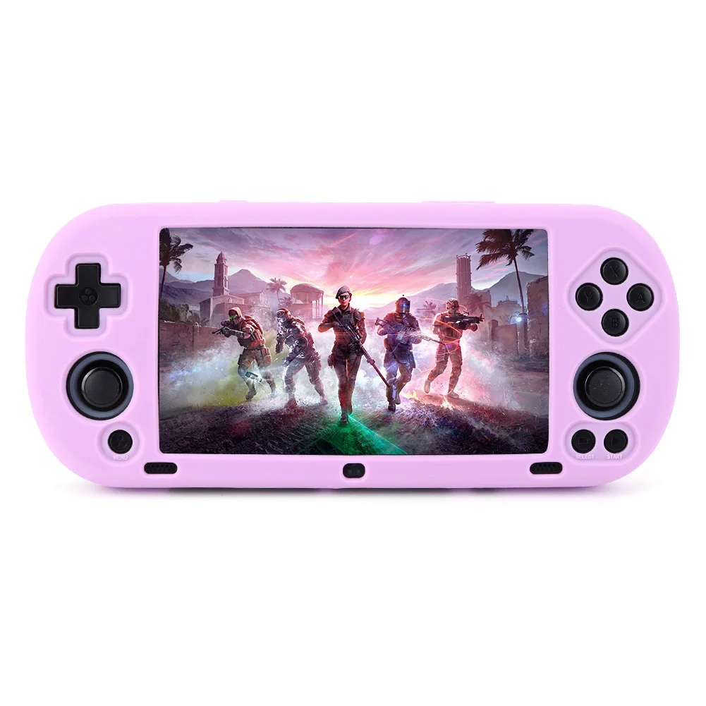Silicone Non-Slip Protective Case with Lanyard for Portable Game Console