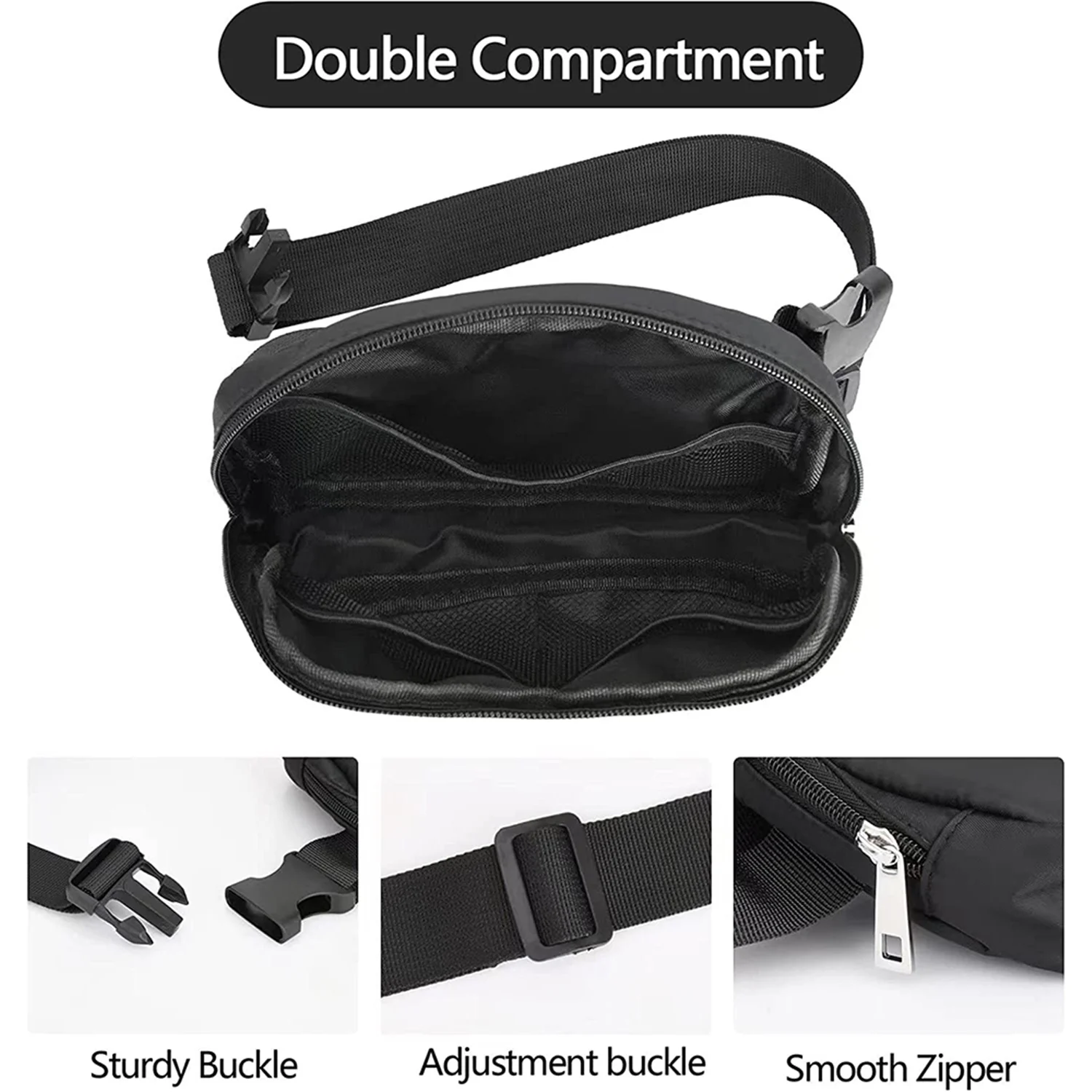 Women Waist Bag Mini Belt Bag for Women Men Fashion Waist Pack with  Adjustable Strap Small Fanny Pack for Run Travel Outdoor