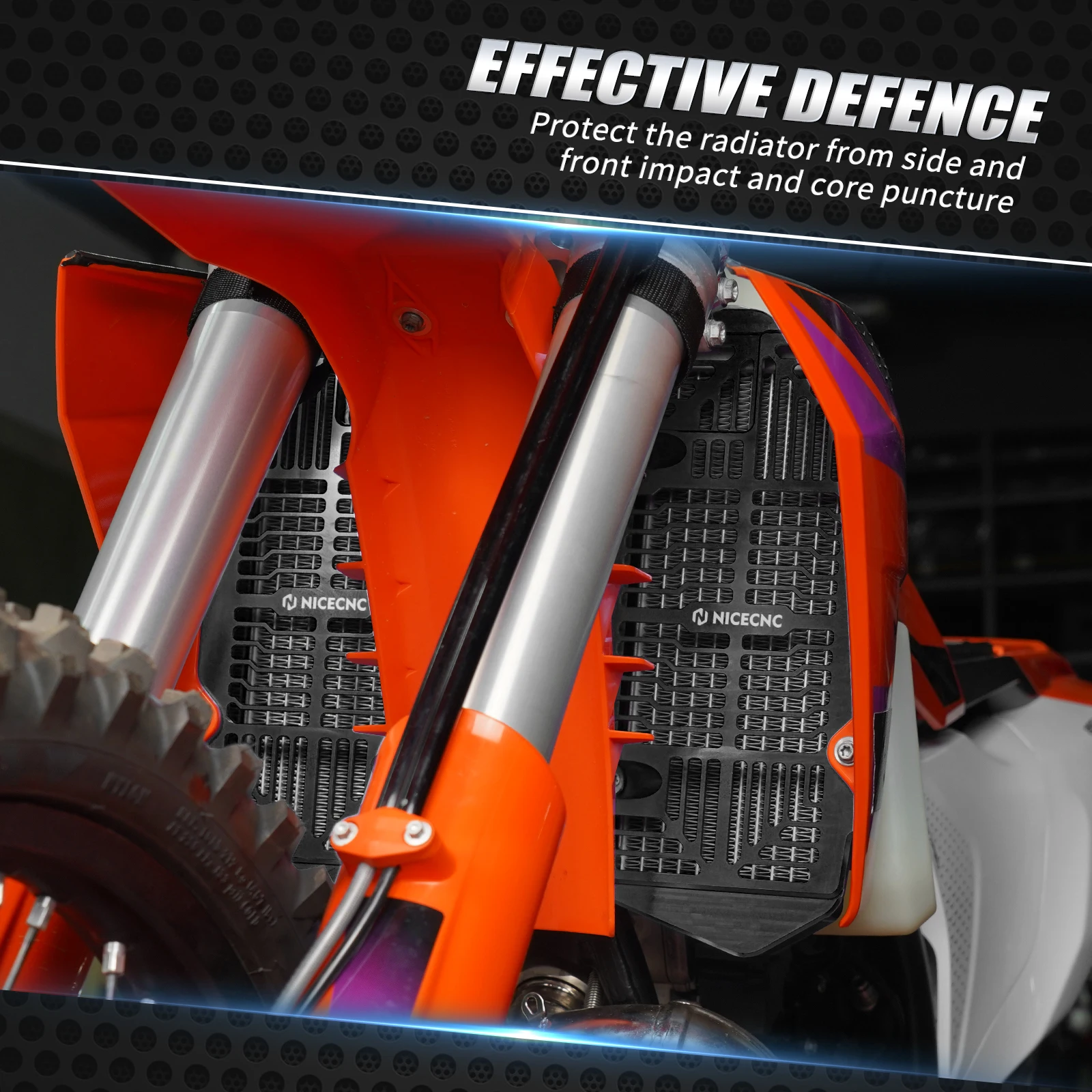 ktm exc-f ラジエーターガード XG-1649 X-GRIP ラジエーターガード KTM/HUSQ 2017-19 | ラフ