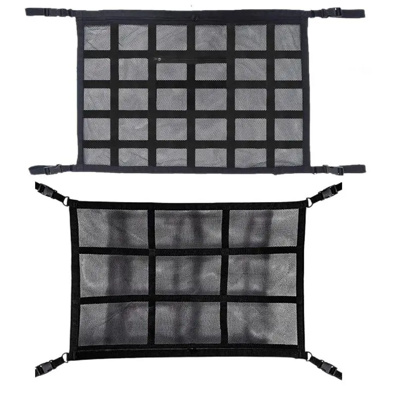Car Ceiling Cargo Net Pocket Heavy Duty Automotive Cargo Nets