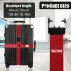Anti-theft Luggage Belt Protect Suitcase Cross Strap TSA Custom Lock Adjustab Bundle Pack Baggage Belt for 20-32in Luggage Strap 5