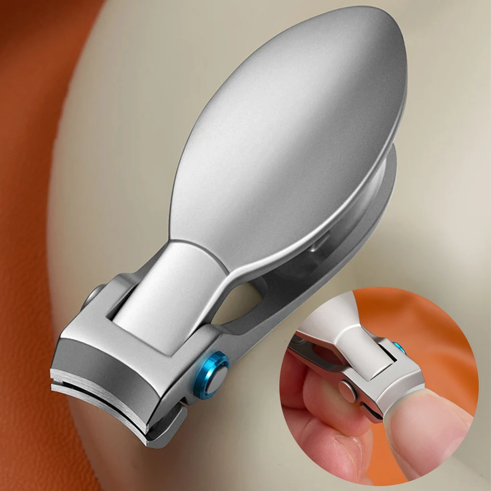Professional Nail Clippers Stainless Steel Wide Jaw Opening Manicure Fingernail Cutter Thick Hard Ingrown Toenail Scissors tools