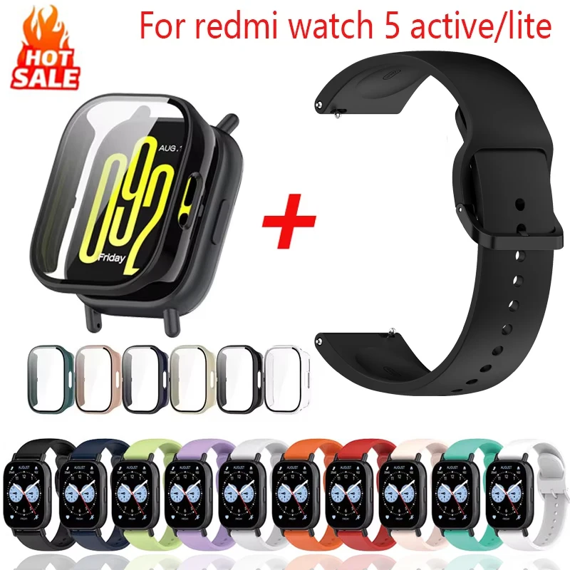 Premium Silicone Wristband and Protective Case for Smartwatch - Durable and Stylish Accessories
