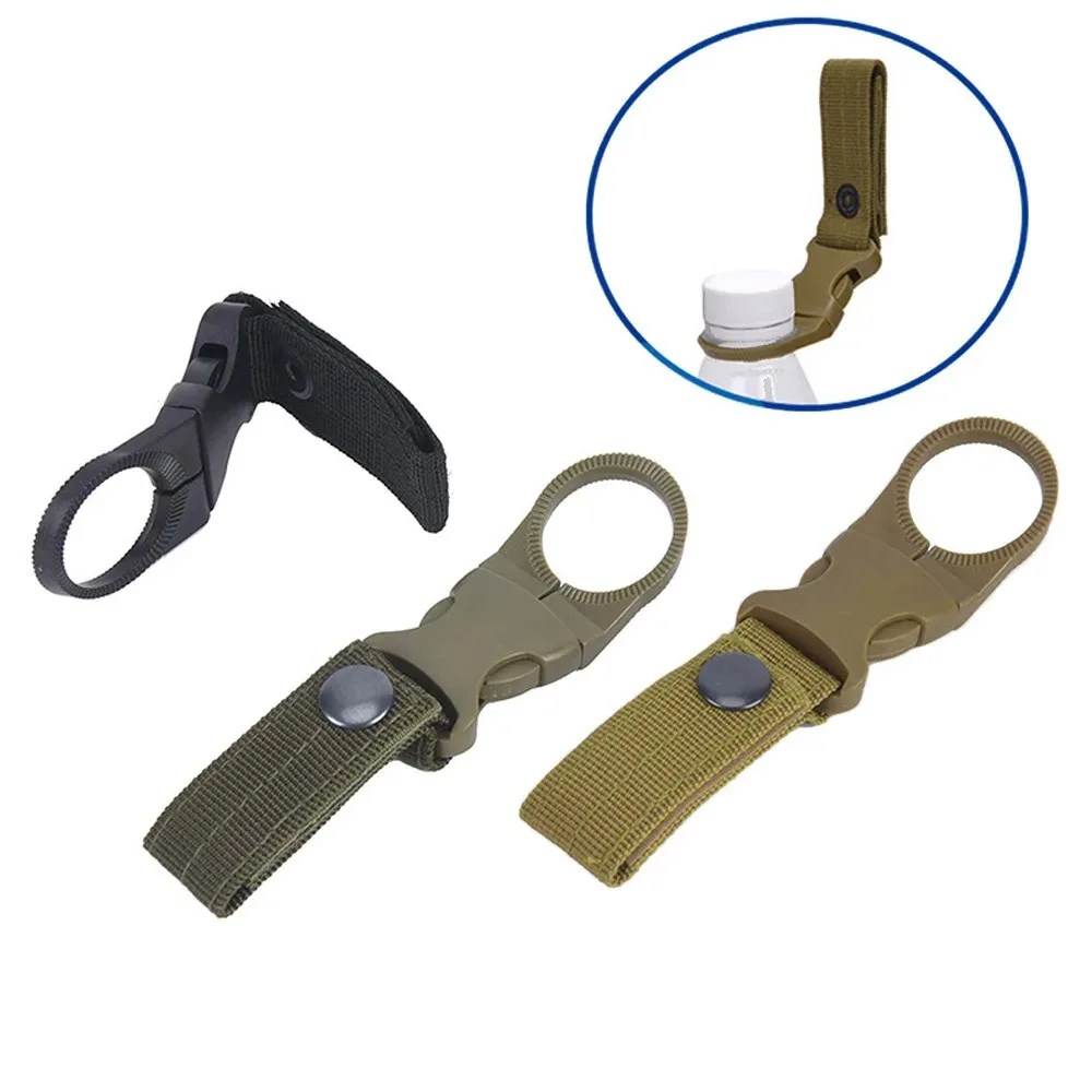 Webbing Buckle Hook Water Bottle Holder Clip for water bottle holder carabiner belt clip carabiner clips drinking tube clip Outdoor Nylon Climb Carabiner Belt Backpack Hanger Camp