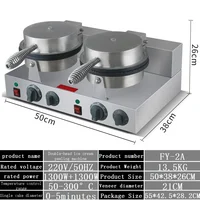 Other Snack Machines Equipment Street Food Machines Commercial Belgian Waffle Iron Maker Electric Pancake Maker 2