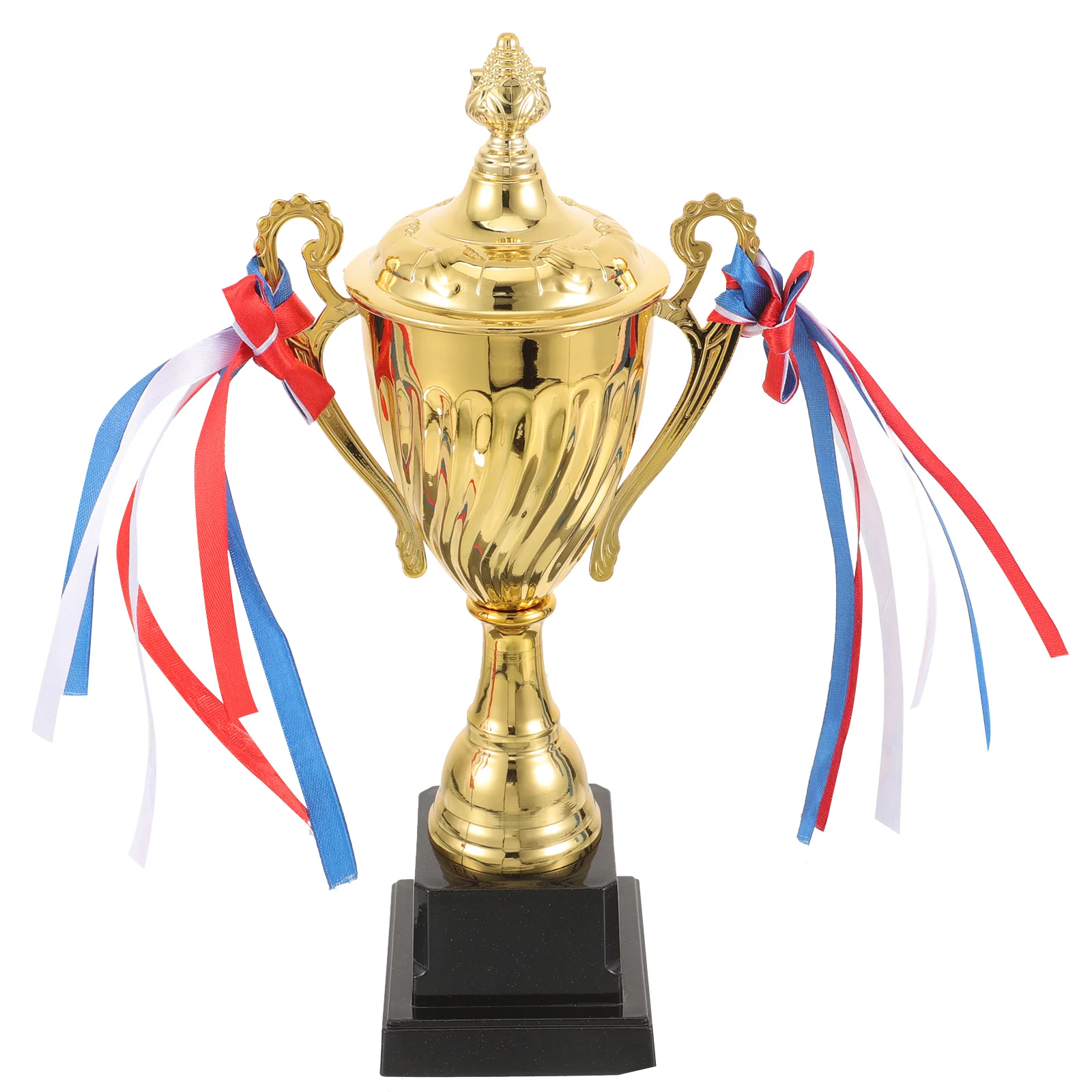 

Metal Trophy Cup 29cm Sports Award Trophy Golden Trophy Cup Party Favors for Sports Match School Tournament Trophy