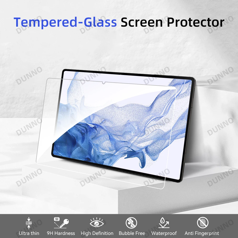 Premium Tempered Glass Screen Protector (2-Pack) for Samsung Galaxy Tablets