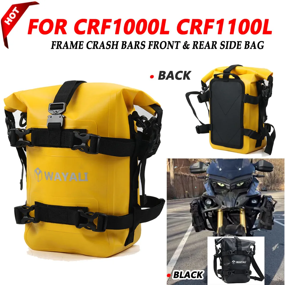 

For Honda Africa Twin CRF1100L CRF1000L Adventure ADV CRF 1100L 2024 Frame Crash Bars Waterproof Bag Repair Tool Placement Bag