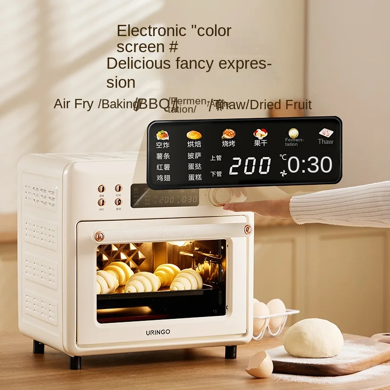 220V Electric Oven Air Fryer Oven All-in-one Machine Household Intelligent Automatic Baking Multi-function Kitchen Appliances 3