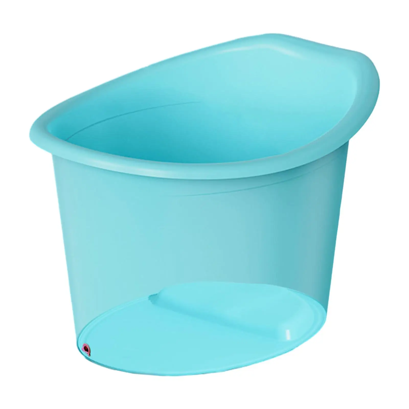 Baby Bath Tub Upright Tub Sitting up Bathing Seat Non Slip Bottom Baby Bath Bucket Infant Bathtub Baby Shower Bucket for Infants