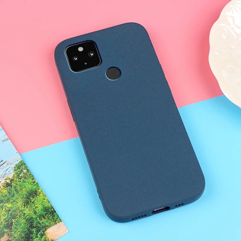 Sand Matte Soft Silicone Shockproof Phone Case - Full Protection Cover