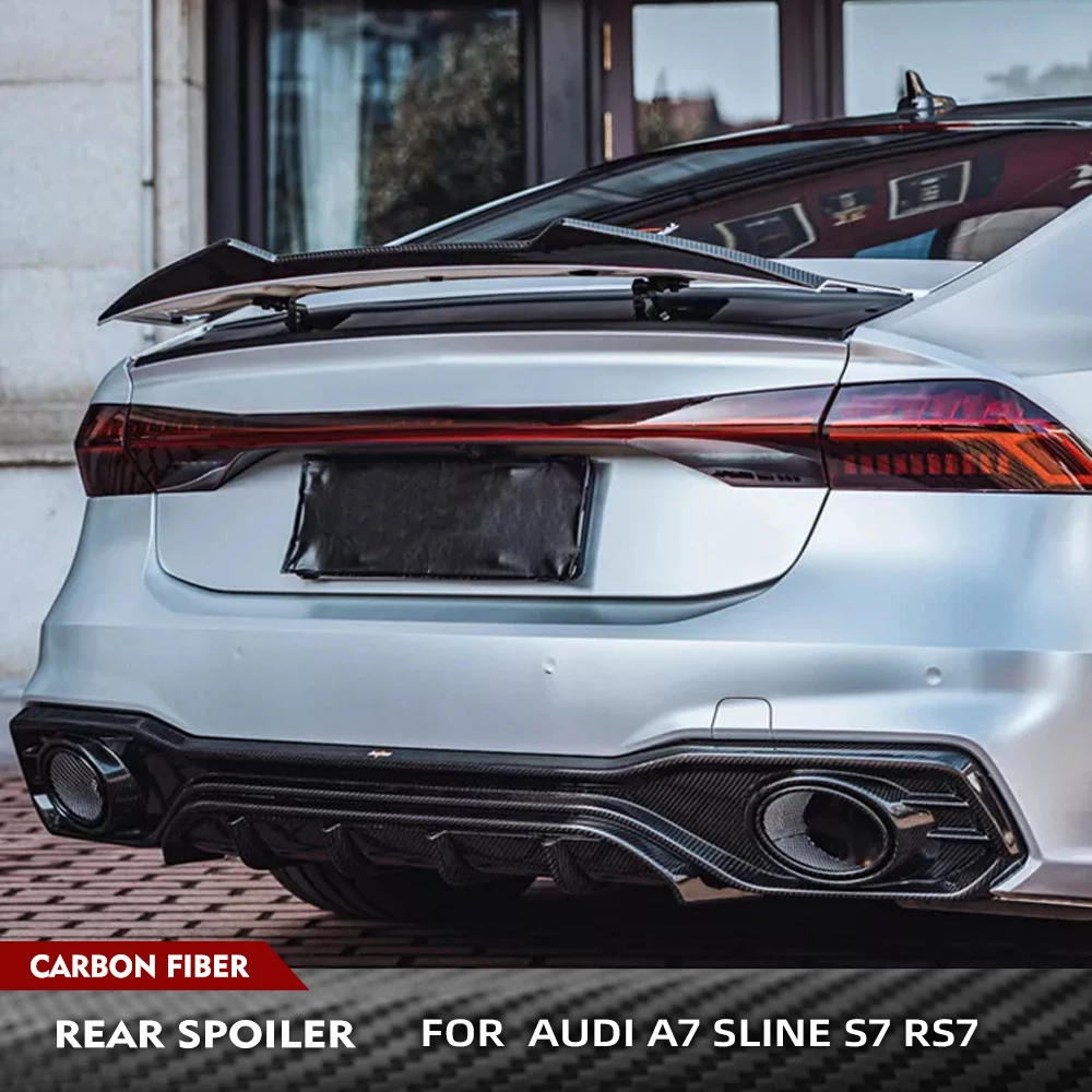 

Спойлер для багажника Audi A7 C8 S7 Sline RS7 седан 2019-2022