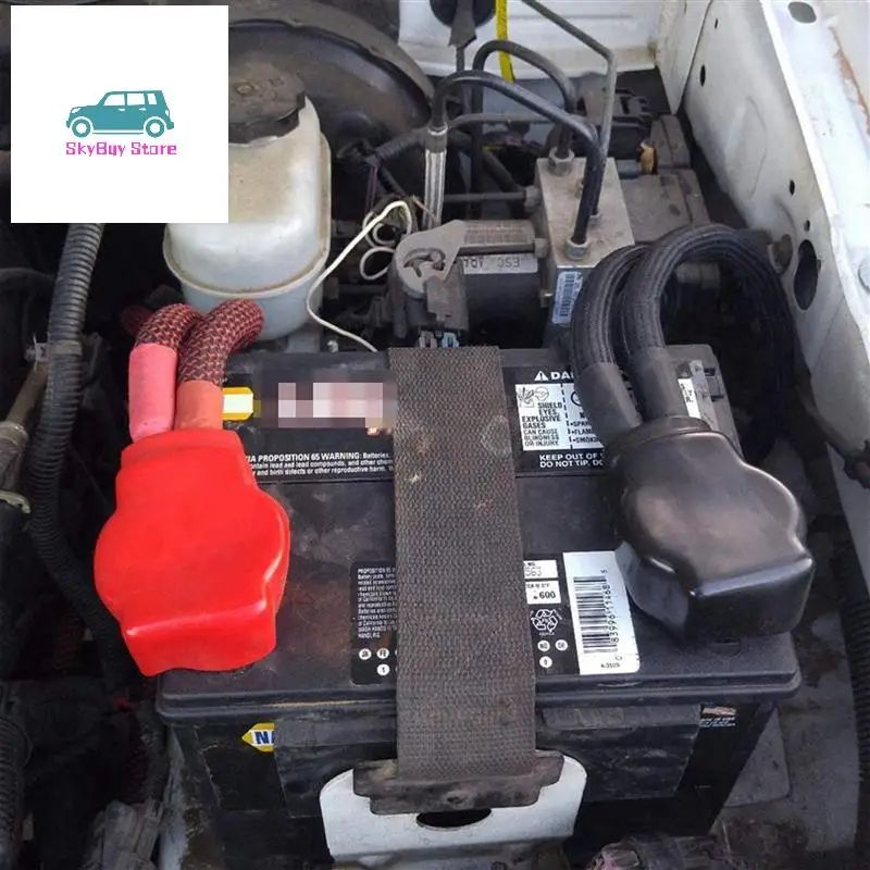3X Battery Terminals(Heavy Duty) Battery Terminal Negative & Positive With Plastic Cover Made Of Lead Alloy Kit