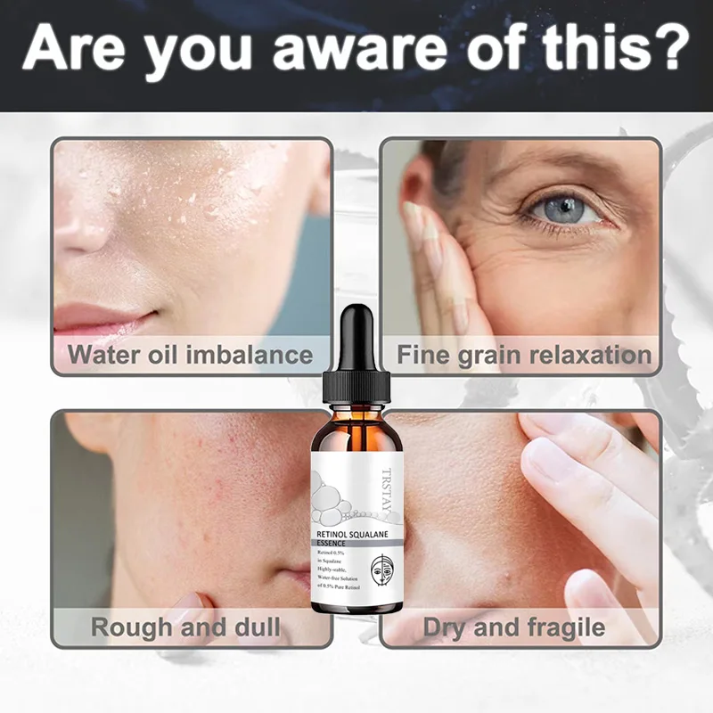retinol squalane essence reduces fine lines, tightens skin, improves damaged skin, and makes skin soft and delicate 4