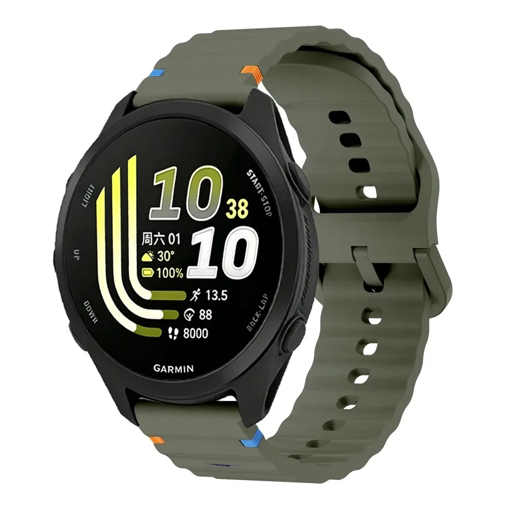 Silicone Strap for Garmin Smartwatches - Various Sizes and Colors Available