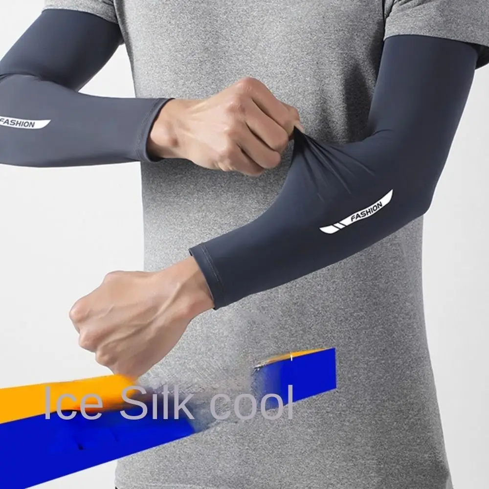 Ice Sleeves Sunscreen Arm Sleeves for Men's Sun Protection Summer Outdoor UV Protection