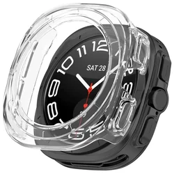 Durable All - Round PC Screen Protector Bumper Shell Case - Galaxy Watch Ultra (Transparent)