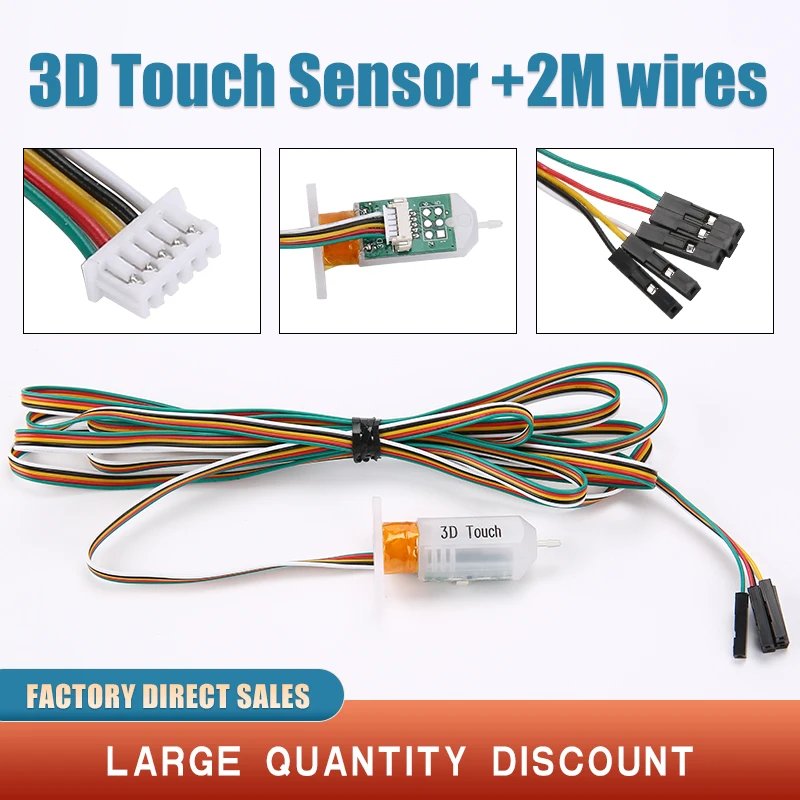 Upgrade 3D TOUCH sensor 2M Connection line Auto BED Leveling Sensor BL AUTO touch sensor for anet A8 tevo mk8 i3