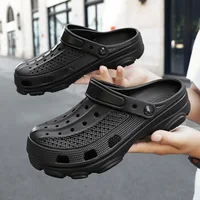 Pallene Fashion Clogs For Men EVA Light Hole Garden Shoes Outdoor Male Beach Sandals Home Bathroom Shoe Unisex Casual Slides 1