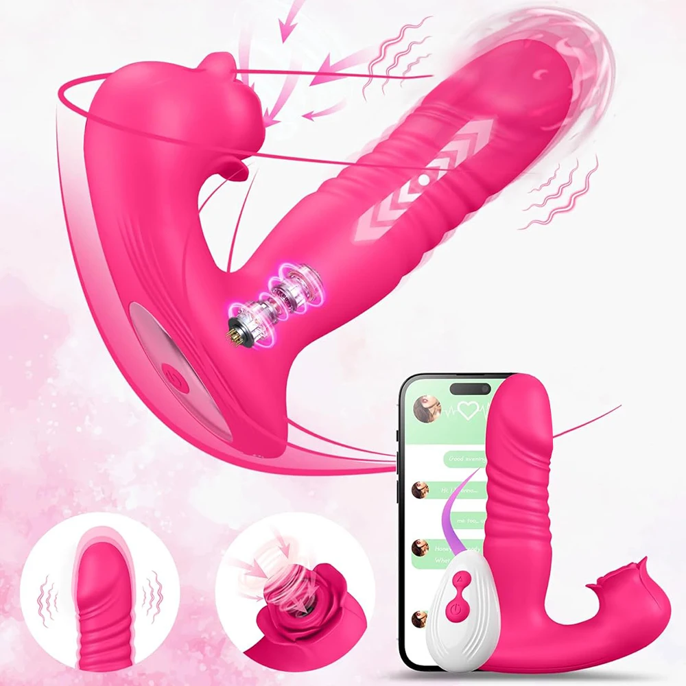 Rose Sucking Vibrator For Women Dildo Nipple Vacuum Sucker Clitoris Stimulator Suck Vibration Massagers Adult Sex Toys G-spot vagina sucking vibrator female sex toy clit sucker vibrator female masturbator