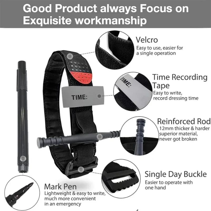 Tourniquet Combat Medical Tactical Military Emergency for Outdoor Exploration tourniquet kit tactical tourniquet