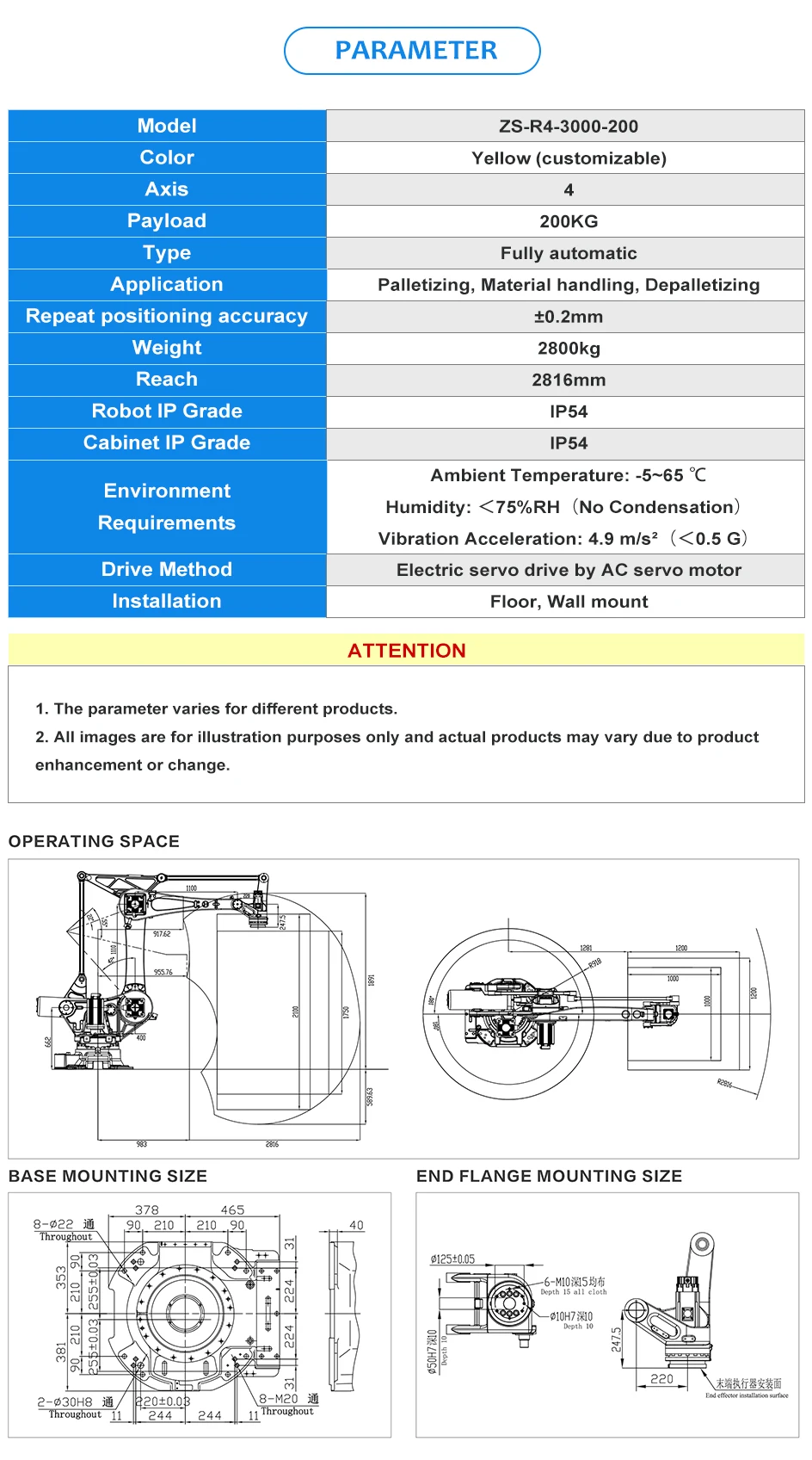 Robot Articulado Industrial ZONESUN