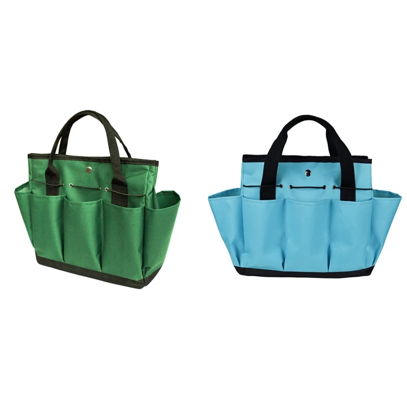 

Садовые инструменты, лопаты, органайзер для хранения, сумка-тоут из ткани Оксфорд, Сумка с несколькими карманами, резец, электрика, инструментарий