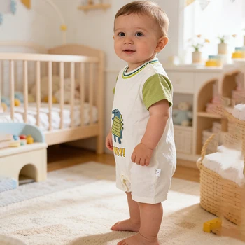 Dinosaur Baby Romper 1