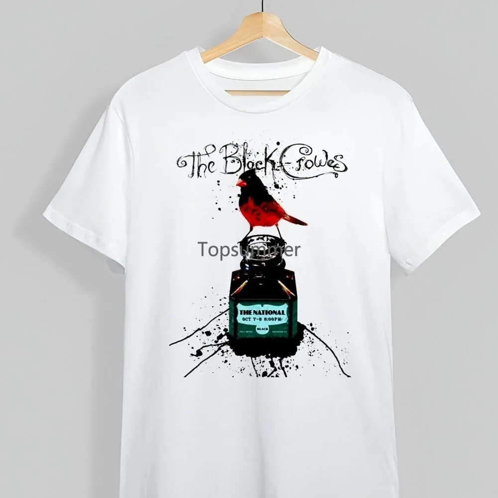 

Hot Blacks Crowes Band Shirt Cotton White T-Shirt
