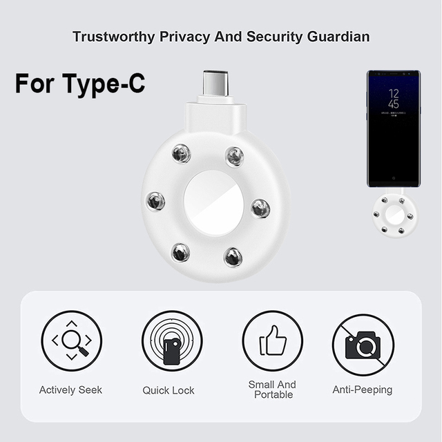 Anti-peeping Detector Spy Detector Portable Anti-spy Hidden Camera Infrared Detector Used To Screen Pinholes And
