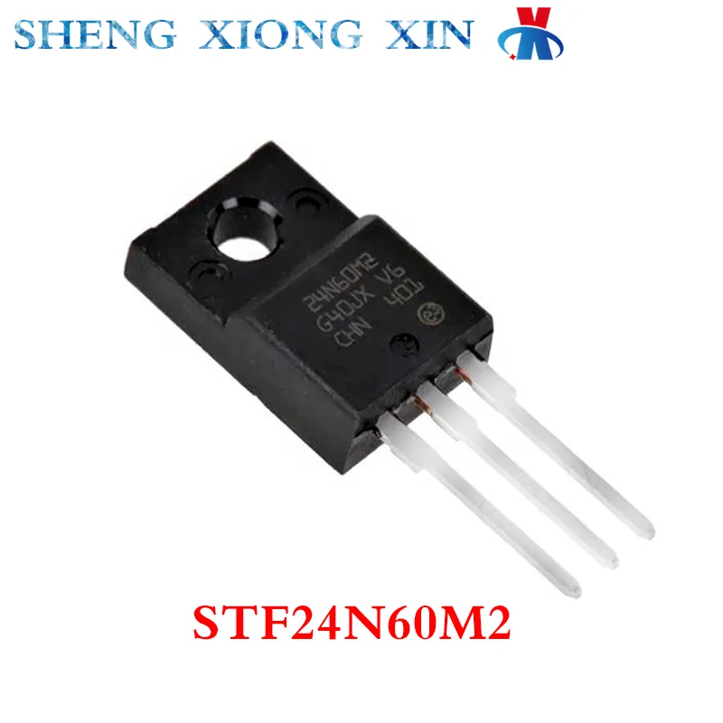 5pcs/Lot New 100% STF24N60M2 TO-220F Field Effect Tube 24N60M2 Integrated Circuit