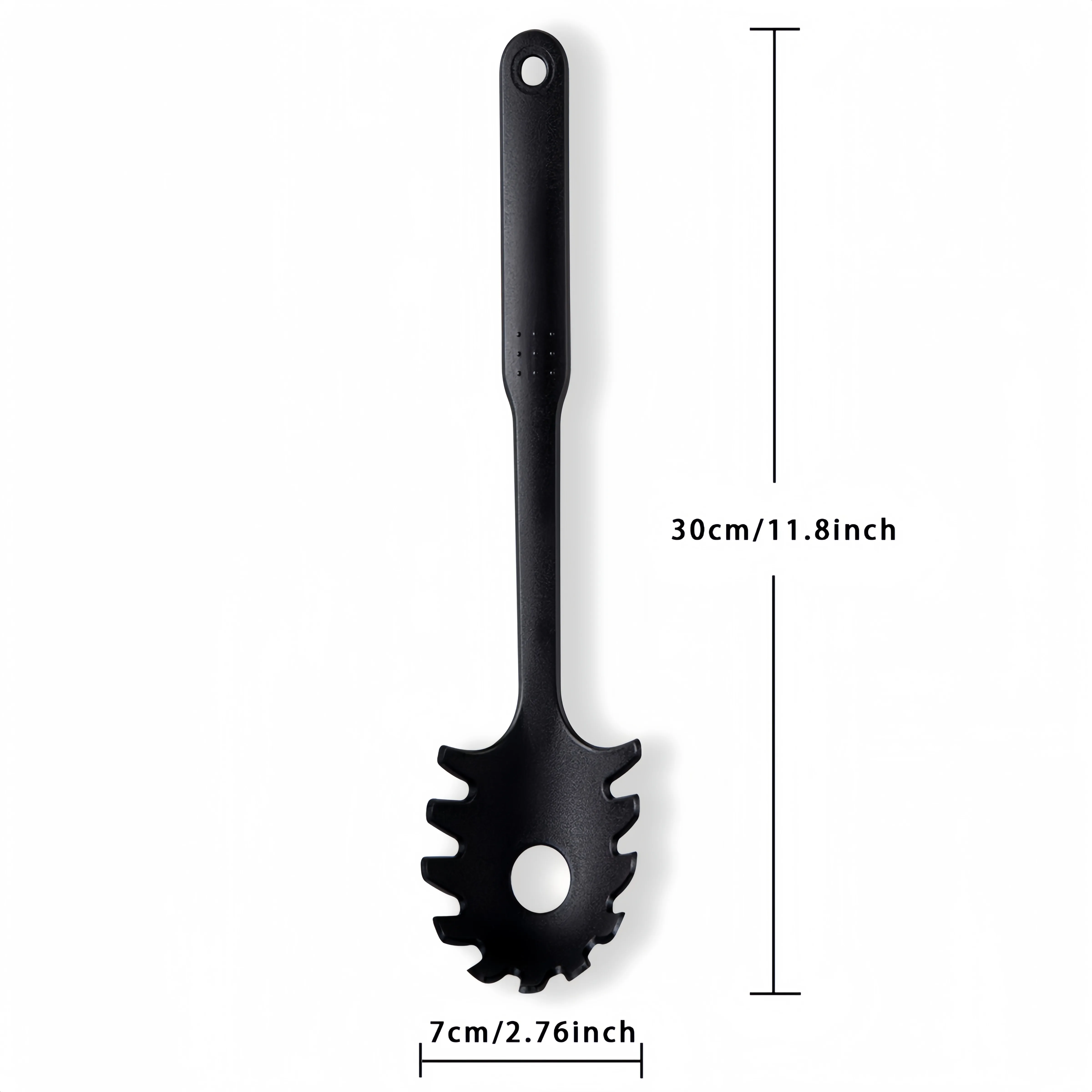 BPA-Free Nylon Pasta Spoon Food Grade Kitchen Noodle Ladle Pasta Serving Spoon Noodle Scoop For Cooking pasta spoon