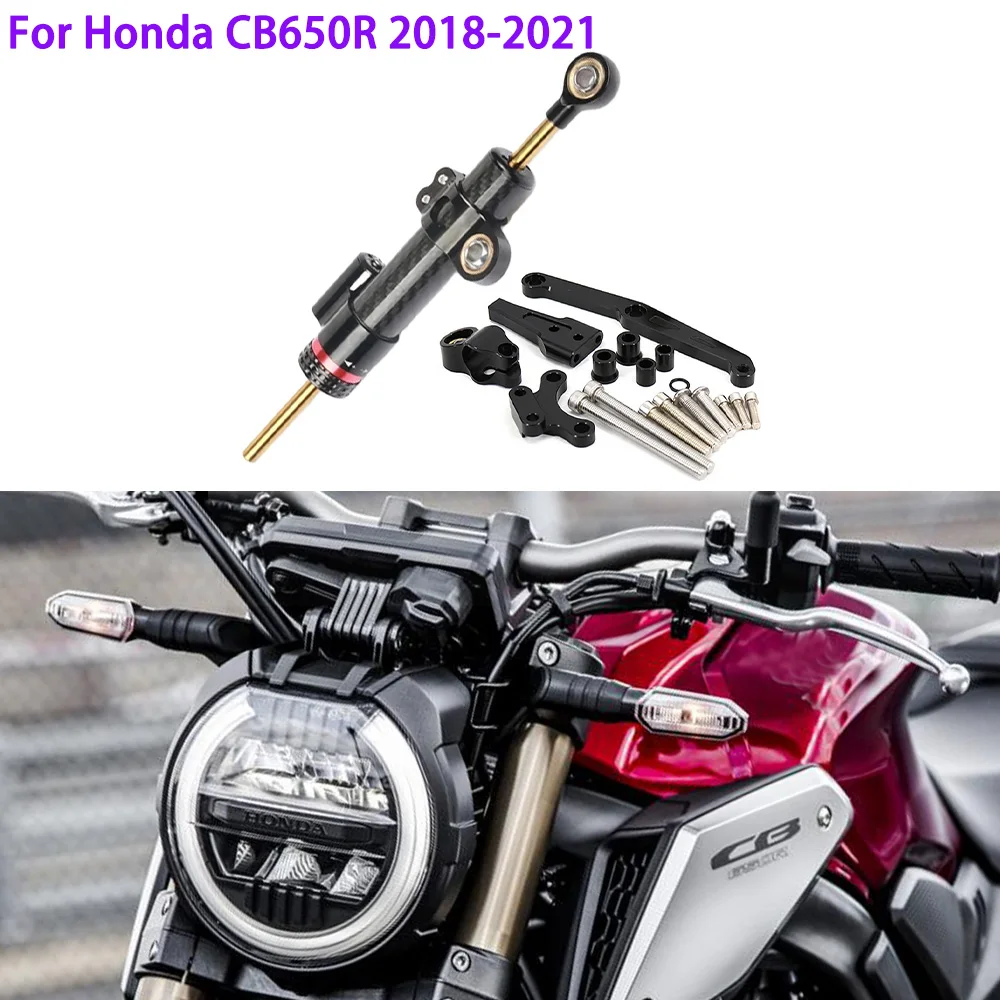 

For Honda CB650R CB 650 R CB650 R 2018 2019 2020 2021 Motorcycle Stabilizer Steering Damper Bracket Mount Support Kit