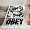 Summer Blanket Bed Obey Luxury Throw Blankets Characters Thermal Blankets for Bed Blanket 150cm X 200cm Fluffy Plaid Cobija Sofa 3