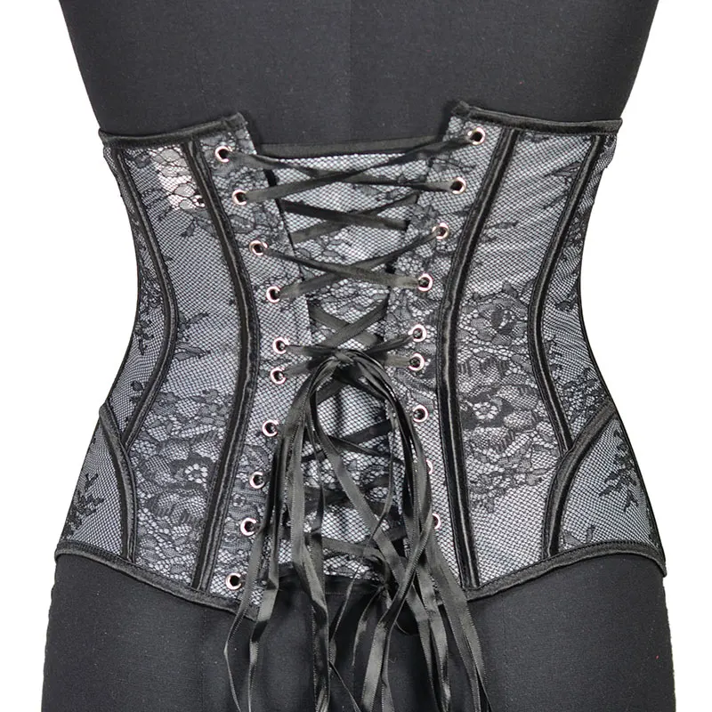 Sexy Corset Underbust Women Lace Body Shaper Girdle Modeling