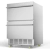 24" Undercounter Refrigerator, 2 Drawer Built-in Beverage Refrigerator with Touch Panel, 5.3 Cu.ft. Under Counter Fridge 1