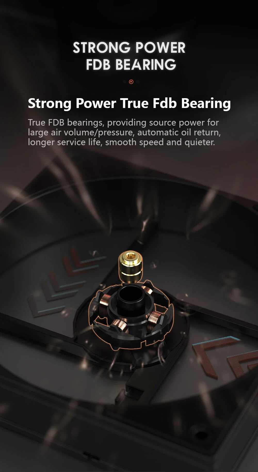 ID-COOLING AF-125 120mm FDB Bearing PWM Silent Fan, High Airflow Cooling for CPU