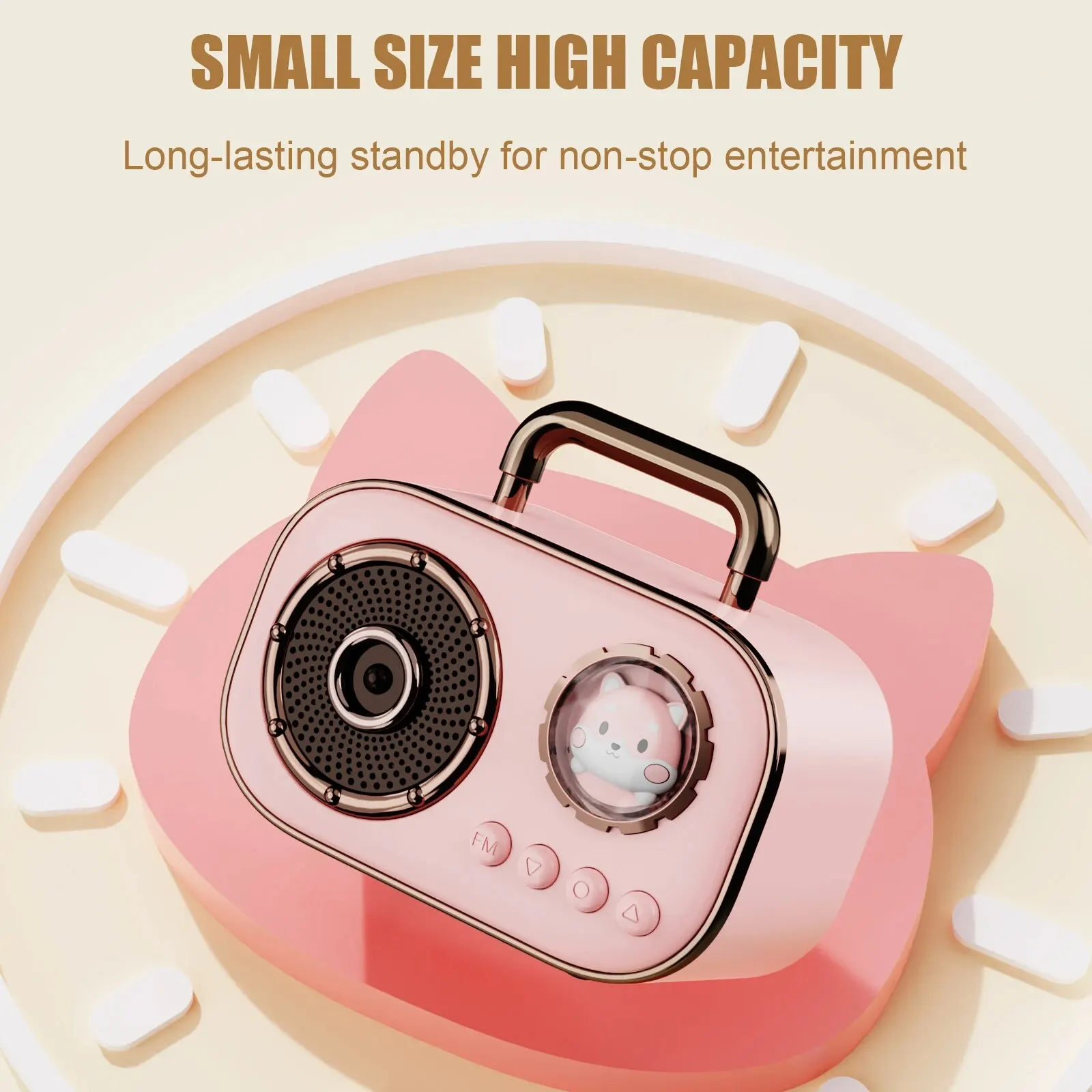 DZ06 Creative Retro Bluetooth Speaker Gift Radio Portable Mobile Phone Accent Cannon Sound