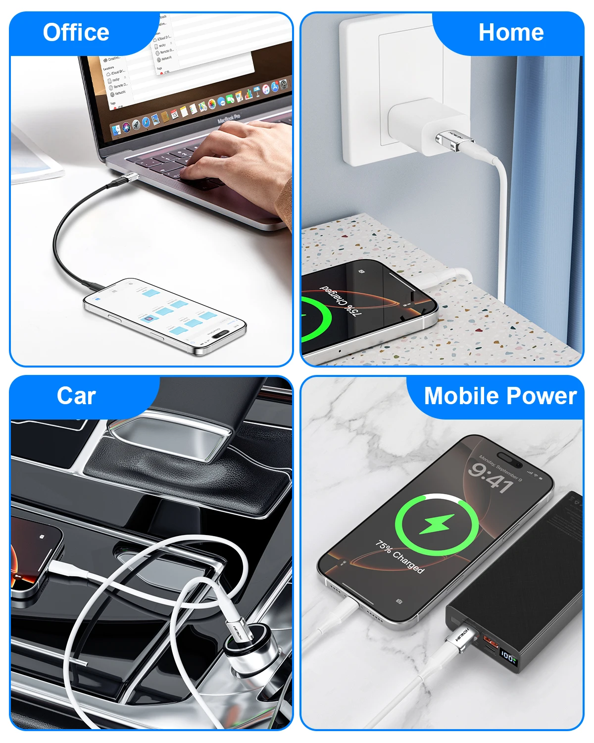 USB to USB C 어댑터, 타입-C(암) to USB3.0(수) OTG 어댑터, 3A 고속 충전, 5Gbps 데이터 전송, 타입-C to USB