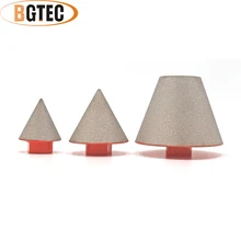 

BGTEC 1pc 35/50/75mm M14 Diamond Bevel Chamfer Bits Marble Concrete Tile Cutter Drilling Crown Milling Grinding Polishing Hole