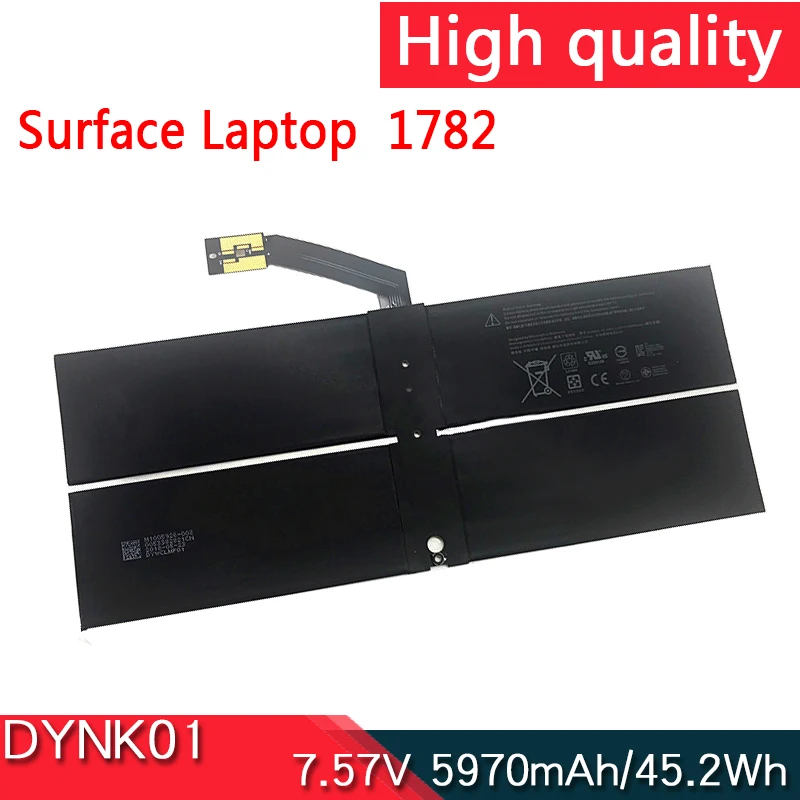 

Новый DYNK01 (изогнутый кабель) G3HTA036H 7,57 в 1/2 Вт-ч аккумулятор для планшета ноутбука Microsoft Surface Laptop 1782 аккумулятор
