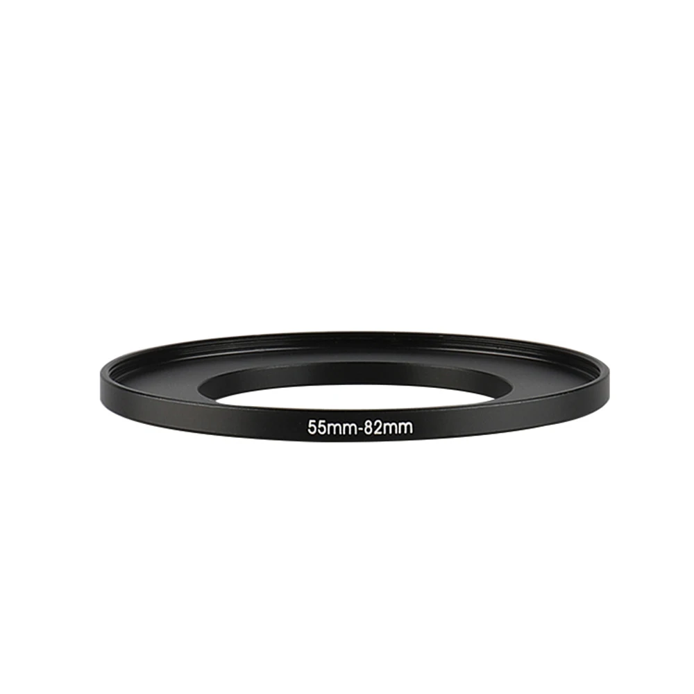 

Aluminum Black Step Up Filter Ring 55mm-82mm 55-82mm 55 to 82 Filter Adapter Lens Adapter for Canon Nikon Sony DSLR Camera Lens