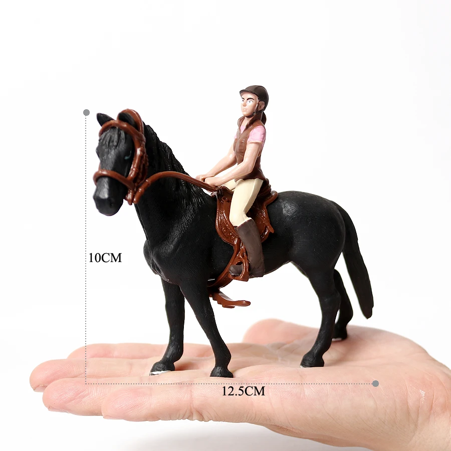 Horse Playset Animal Figurines - Equestrian Adventure Toy Set