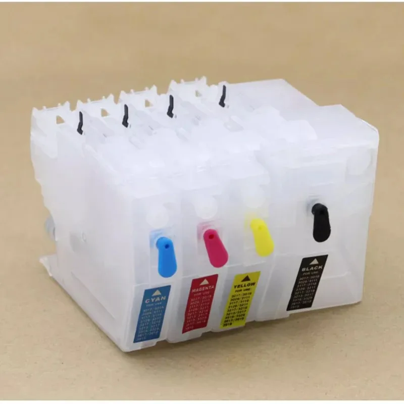 칩 없는 빈 리필 잉크 카트리지, 브라더 MFC-J2330DW MFC-J2730DW MFC-J3530DW MFCJ-3930DW, LC3919, LC3619, 4 색