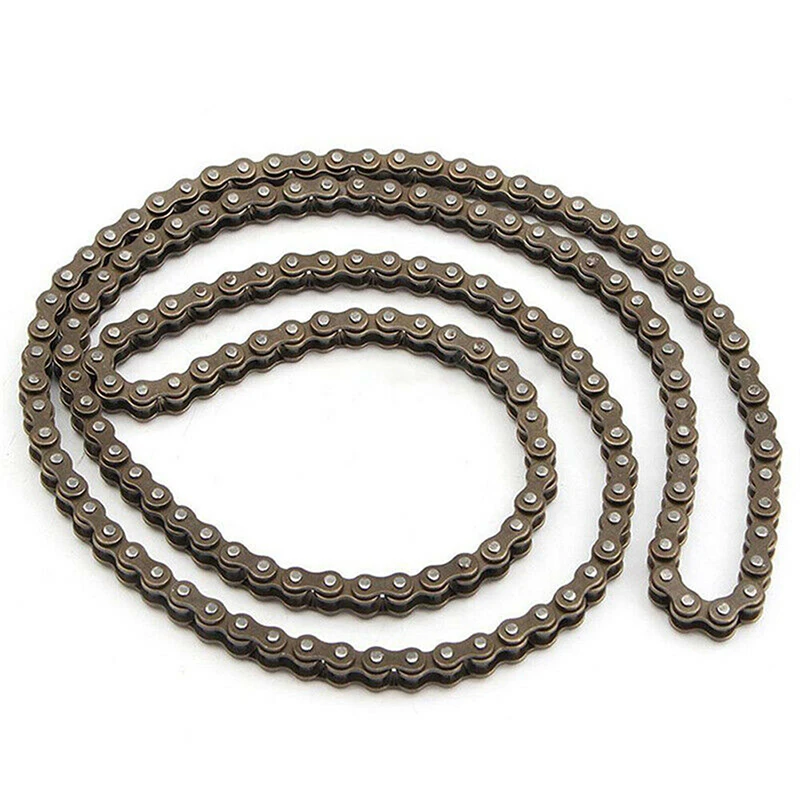 High-Strength, Super Wear-Resistant 25H Chain with 158 Links for Pocket Bikes and Mini Vehicles