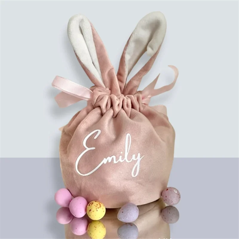 Personalised Easter Treat Bags Children Treat Pouches Easter Gift